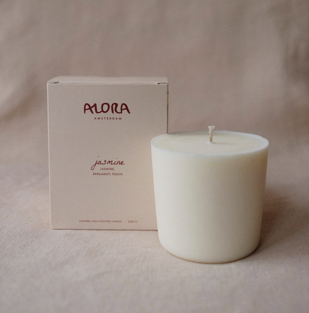 Jasmine Scented Refill Candle Alora Amsterdam
