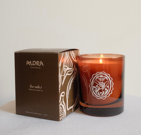 Tea Notes Scented Candle – Alora Amsterdam